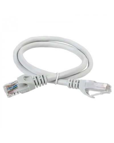 ITK Коммутационный шнур (патч-корд) кат.5Е UTP 1м серый (PC01-C5EU-1M) в Нефтеюганске Патчкорды (медные) Pintop.ru