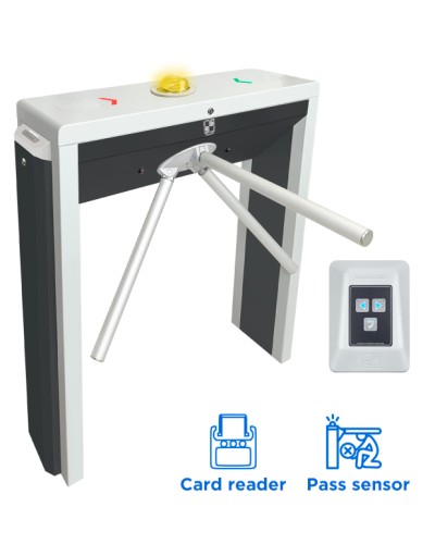 CARDDEX Комплект тумбового турникета со встроенным картоприемником STL-03KEC в Нефтеюганске Турникеты Pintop.ru