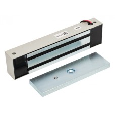 Электромагнитный влагозащищенный замок AccordTec ML-400K-2 с уголком (серый)