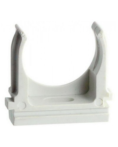 Держатель (клипса) для гофрированной или жесткой гладкой трубы D25 мм (10 шт/уп) Экопласт 41725-10 в Нефтеюганске Держатели, клипсы, скобы Pintop.ru