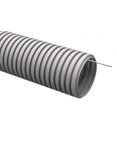 ELASTA Труба гофр. тяжелая ПВХ d=25мм с зондом (50м) IEK (EA-TG23-121-025-050-K41) в Нефтеюганске Труба гофрированная Pintop.ru