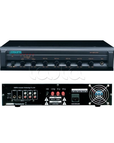 Микшер-усилитель DSPPA MP-300P в Нефтеюганске Система оповещения и трансляции Dsppa Pintop.ru