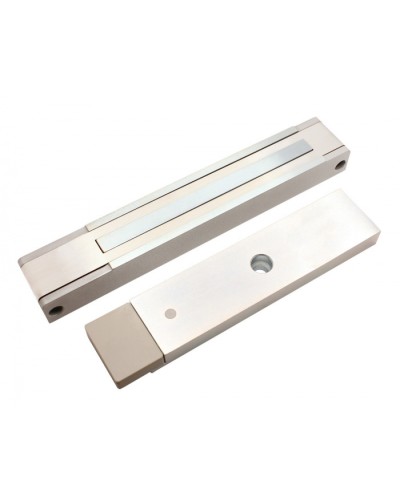 Электромагнитный замок с датчиком состояния двери ALeko ALM-300P (12В серый) в Нефтеюганске Электромагнитные замки Pintop.ru