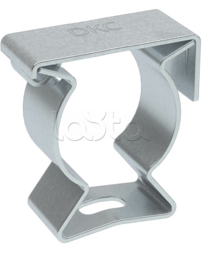 Держатель с крышкой D16, оцинкованная сталь DKC (6044-A16) в Нефтеюганске Держатели, клипсы, скобы Pintop.ru