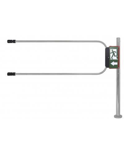 Smartec ST-GR014EC-CR - Калитка аварийного выхода с электромагнитом, хромированная, в комплекте стойка 1000 х D50 мм и створка 1400 х D25 мм. в Нефтеюганске Калитки Pintop.ru