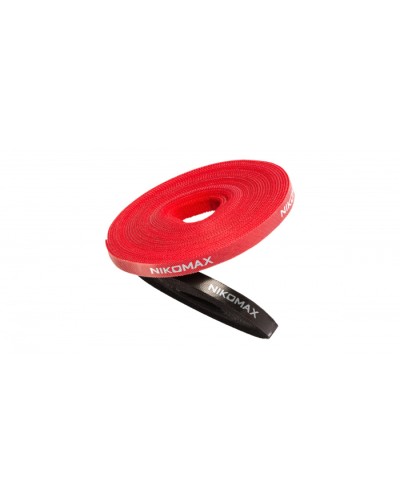 NIKOMAX (NMC-CTV05M-09-RL-BK) - Стяжка-липучка NIKOMAX нарезаемая, в рулоне 5м, ширина 9мм, черная в Нефтеюганске Стяжки-хомуты Pintop.ru
