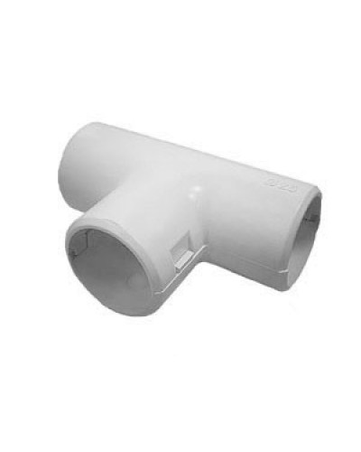 TI16G Тройник (2 част.) для труб D16мм, белый (1уп = 25шт)Экопласт (41316-25W) в Нефтеюганске Аксессуары для кабель-канала Pintop.ru