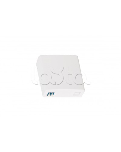 Оптическая розетка (кросс), укомплектованная на 2 порта LC/UPC, SM 9/125 OS2, полный комплект NMF-WO02LCUS2-CS-WT в Нефтеюганске Проходные адаптеры и розетки оптические Pintop.ru