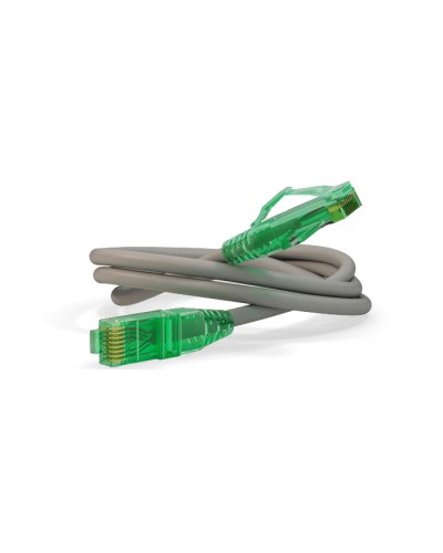 Патч-корд U/UTP Hyperline PC-LPM-UTP-RJ45-RJ45-C6a-1.5M-LSZH-GY в Нефтеюганске Патчкорды (медные) Pintop.ru