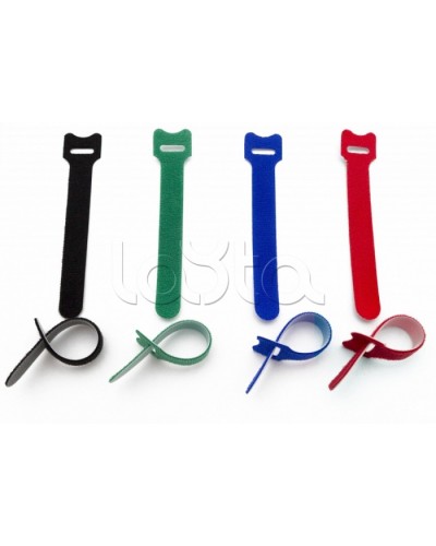 Хомут для кабеля, липучка с мягкой застежкой Hyperline WASN-310-BK-10 в Нефтеюганске Стяжки-хомуты Pintop.ru