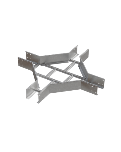 Х-разветвитель лестничный 150х500х1,2 мм N КМ-профиль (LXD150-500-1.2 N) в Нефтеюганске Аксессуары для лотков Pintop.ru