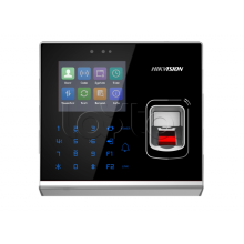 Терминал доступа со встроенными считывателями Mifare карт и отпечатков пальцев Hikvision DS-K1T201AMF