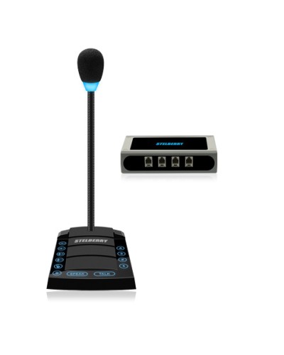 Устройства переговорное 4-канальное STELBERRY S-740 в Нефтеюганске Переговорные устройства Pintop.ru