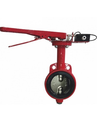 Затвордисковый с ручным приводом с контролем положения УКПЗА Спецавтоматика 3т 150/1,6(Р)-Ф.У3.1-АМК-150v1 в Нефтеюганске Затворы дисковые Pintop.ru