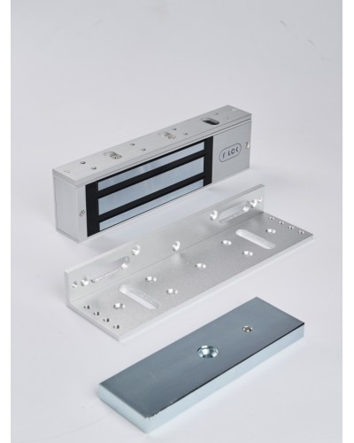 R-Lock RL-EML500-L0S - Электромагнитный замкок, 500кг, DC12/24B, цвет серебристый сатинированный алюминий RAL 7047 в Нефтеюганске Электромагнитные замки Pintop.ru