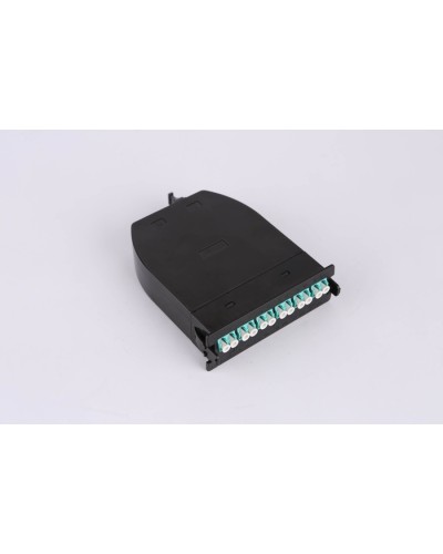 MPO кассета OS2, 12xLC, тип B, низкие потери, черная LANMASTER LAN-MCSB-1M-12LC/OS2 в Нефтеюганске Коннекторы Pintop.ru