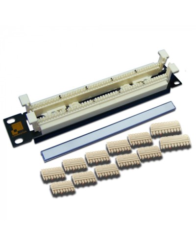 50-парный 110 кросс 10 1U, блоки в комплекте LANMASTER (LAN-RS110-50FT/10) в Нефтеюганске Патч-панели Pintop.ru