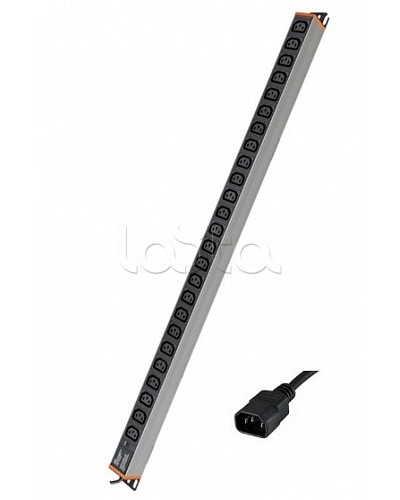 Блок распределения питания вертикальный для 19 шкафов DKC R5VIEC24PIC14 в Нефтеюганске Аксессуары для стоек и шкафов Pintop.ru