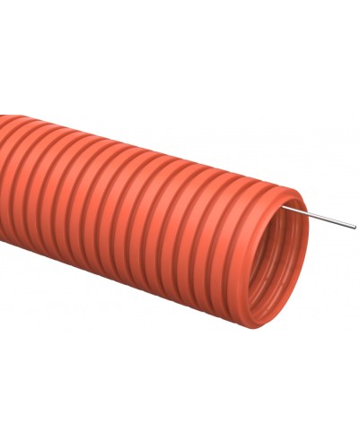 Труба гофр. ПНД 20 мм с зондом (100 м) IEK (CTG20-20-K04-100) в Нефтеюганске Труба гофрированная Pintop.ru