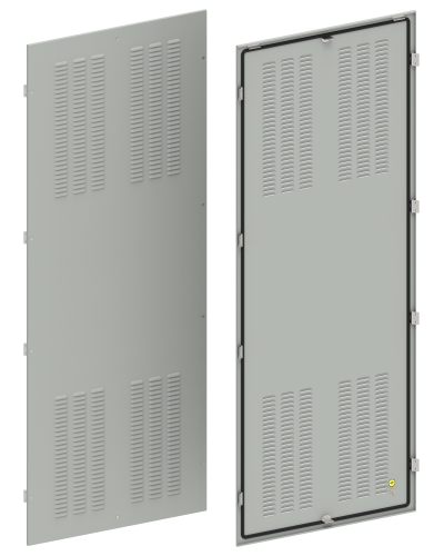 FORMAT Панель боковая вентилируемая 2000х800мм IP31 (2шт/компл) IEK (FO-00-PSV-200-080-31) в Нефтеюганске Аксессуары для стоек и шкафов Pintop.ru
