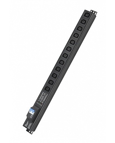 Блок распределения питания вертикальный для 19 шкафов DKC R5VIEC12CBOP в Нефтеюганске Блоки розеток Pintop.ru