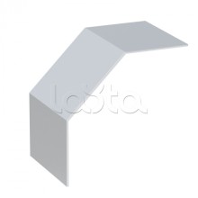 Крышка на угол 90 градусов верт. внеш. лестн. усиленная 100x400 мм (2 мм) HDZ EKF (kvoltp90100400-2-HDZ)