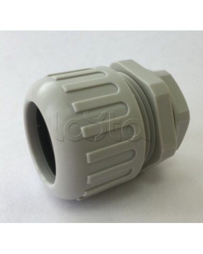 Муфта вводная усиленная (IP68) для гофрированных труб серая ВМУ-ГТ-16 (М16) Промрукав (PR08.3753) в Нефтеюганске Повороты, муфты, тройники Pintop.ru