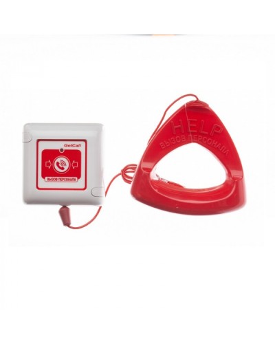 Кнопка со шнуром проводная аналоговая влагозащищенная Getcall GC-0423W1 в Нефтеюганске Переговорные устройства Pintop.ru