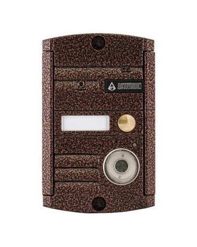 Видеопанель вызывная накладная цветная на 1 абонента с TM-считывателем Activision AVP-451 TM (PAL, медь) в Нефтеюганске Вызывные видеопанели малоабонентные Pintop.ru