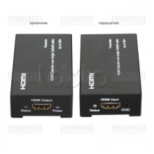 Комплект для передачи HDMI по одному кабелю витой пары CAT5e/6 до 50м OSNOVO TA-Hi/1+RA-Hi/1