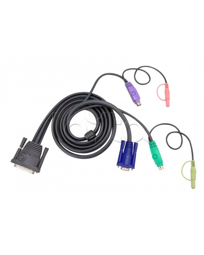 КВМ-кабель с интерфейсами передачи звука, PS/2, VGA (10м) ATEN 2L-1710P в Нефтеюганске Видеоусилители, Модуляторы, Делители Pintop.ru
