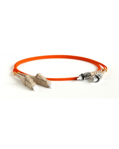 Патч-корд волоконно-оптический Hyperline FC-D2-50-LC/PR-ST/PR-H-20M-LSZH-OR в Нефтеюганске Патч-корды оптические Pintop.ru