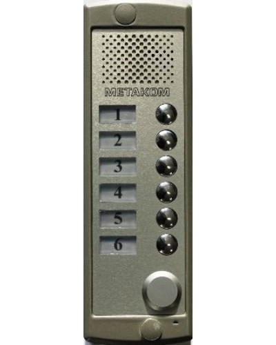 Блок вызова домофона Метаком MK6-K-RF в Нефтеюганске Блоки вызова многоабонентные Pintop.ru