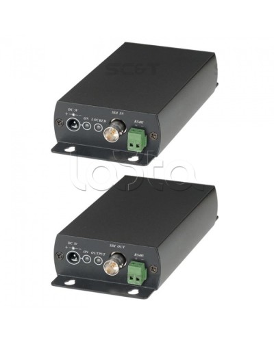 Комплект для передачи HD-SDI и RS485 по одному кабелю витой пары SC&T SDI05A в Нефтеюганске Видеоусилители, Модуляторы, Делители Pintop.ru