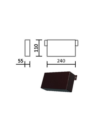 Монтажный кожух Vizit МК-400CB в Нефтеюганске Аксессуары для многоабонентных систем Pintop.ru