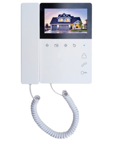 Монитор цветного видеодомофона Tantos Elly-S с трубкой VZ в Нефтеюганске Абонентские видеоустройства Pintop.ru