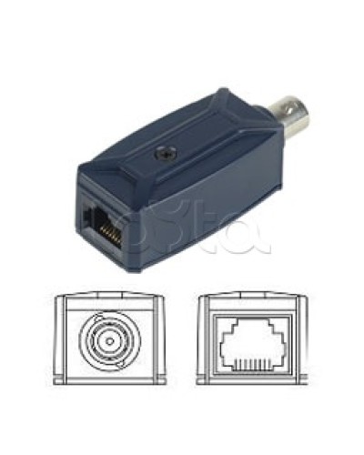 Удлинитель Ethernet, пассивный по коаксиальному кабелю SC&T IP01 в Нефтеюганске Видеоусилители, Модуляторы, Делители Pintop.ru