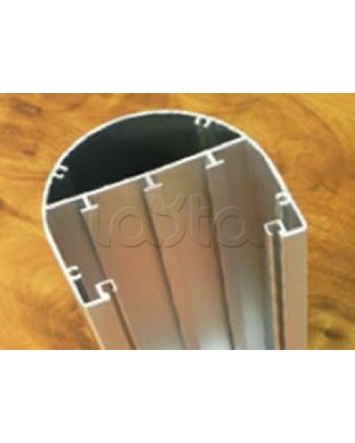 Колонна алюминевая под суппорт (односторонняя) 660мм Экопласт 70166 в Нефтеюганске Системы лючков и колонн Pintop.ru