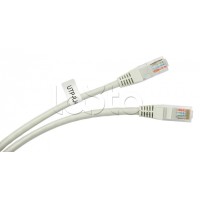 Шнур коммутационный 2xRJ-45/8P8C U/UTP кат.5е (0.5 м) Cabeus PC-UTP-RJ45-Cat.5e-0.5m