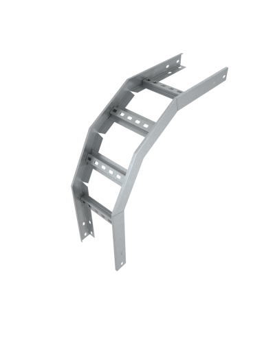 Угол лестничный вертикальный внешний 90 гр. 80х400х1,5 мм Быстрый монтаж HD КМ-Профиль (LVLS90-80-400-1.5 HD) в Нефтеюганске Аксессуары для лотков Pintop.ru