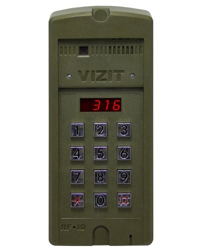 Блок вызова для совместной работы с БУД-302 Vizit БВД-316RCP в Нефтеюганске Блоки вызова многоабонентные Pintop.ru