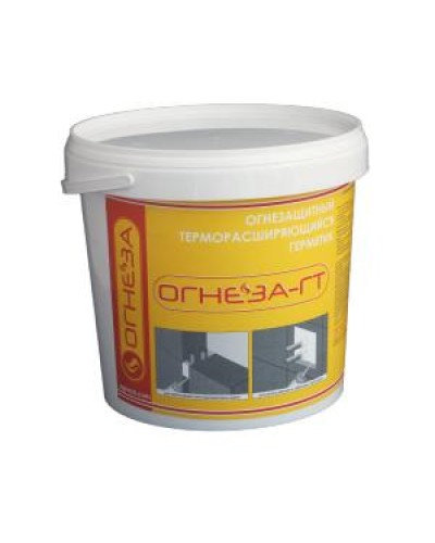 Герметик противопожарный терморасширяющийся Огнеза ОГНЕЗА-ГТ, ведро 3 кг., цвет серый в Нефтеюганске Дополнительное оборудование пожаротушения Pintop.ru
