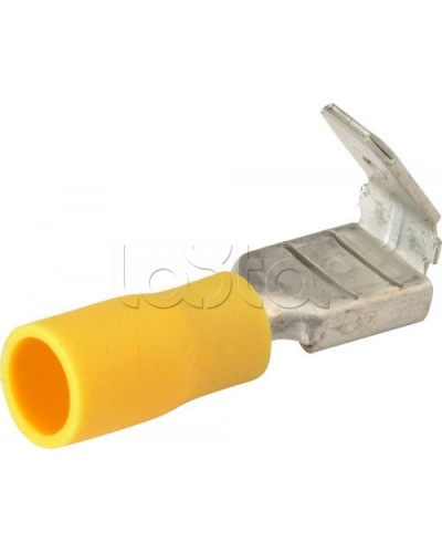 Клемма плоская изолированная 4-6 мм² (КПИ гнездо+штекер - 7.4мм+6.3мм) (100шт/уп) REXANT 08-0452 в Нефтеюганске Клеммные колодки Pintop.ru