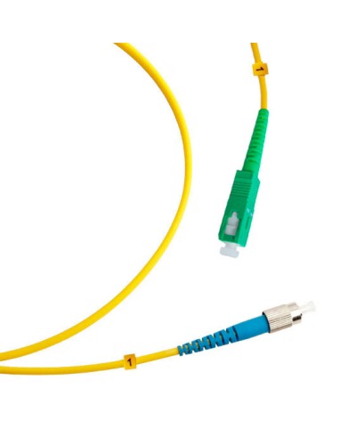 Шнур оптический simplex SC/APC-FC/UPC 9/125 sm 1,5м LSZH Cabeus FOP(s)-9-SC/APC-FC/UPC-1,5m в Нефтеюганске Патч-корды оптические Pintop.ru