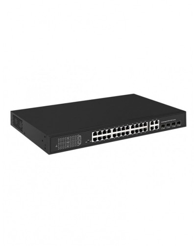 PoE коммутатор Fast Ethernet на 24 x RJ45 портов + 4 x GE Combo uplink порта NST NS-SW-24F4G-P в Нефтеюганске Коммутаторы Pintop.ru
