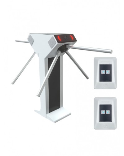 CARDDEX Комплект двухпроходной автономной проходной STR-04AEC в Нефтеюганске Турникеты Pintop.ru