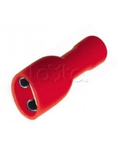 Клемма плоская полностью изолированная 0.5-1.5 мм² (КППИ гнездо - 5мм) (100шт/уп) REXANT 08-0611 в Нефтеюганске Клеммные колодки Pintop.ru