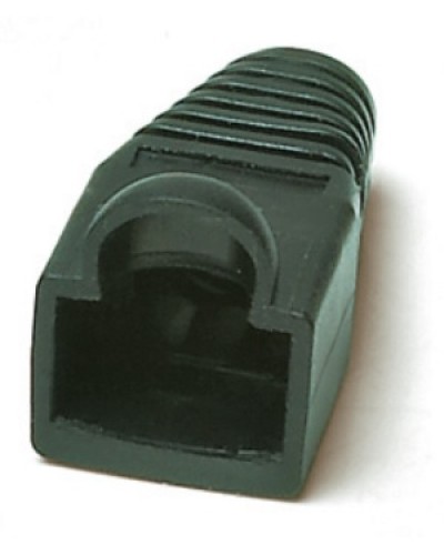 Изолирующий колпачок для разъемов RJ-45, черный (10 шт.) Hyperline BOOT-BK-10 в Нефтеюганске Коннекторы и разъемы Pintop.ru
