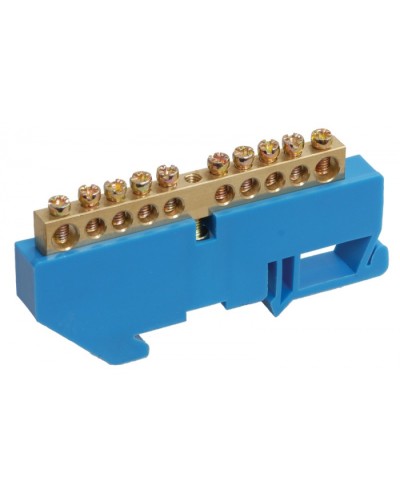 Шина нулевая на DIN-изолятор ШНИ-6х9-8-Д-С IEK YNN10-69-8D-K07 в Нефтеюганске Клеммные колодки Pintop.ru