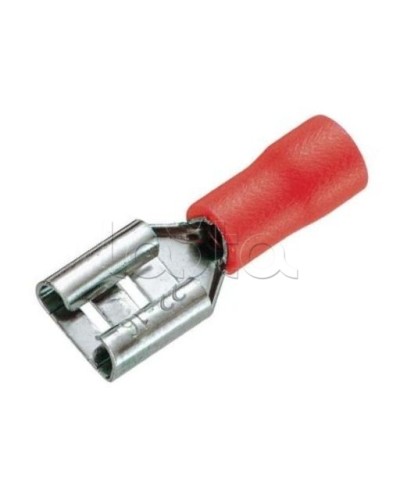 Клемма плоская изолированная 0.5-1.5 мм² (КПИ гнездо - 5.6мм) (100шт/уп) REXANT 08-0412 в Нефтеюганске Клеммные колодки Pintop.ru